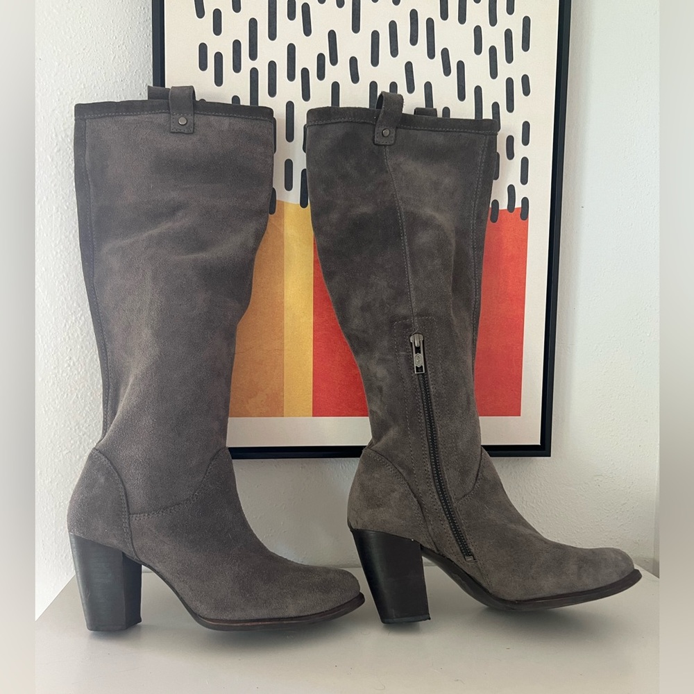 UGG Suede Knee-High Boots Size 8